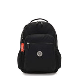 Kipling Seoul Large 15" Laptop Backpack Brave Black - backpacks4less.com