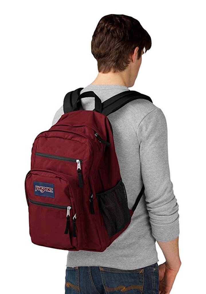 JANSPORT BIG STUDENT BACK BAG (Viking Red) - backpacks4less.com