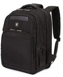 SWISSGEAR 6392 ScanSmart Ultra Premium Large Padded Laptop TSA Friendly Backpack - Black on Black - backpacks4less.com