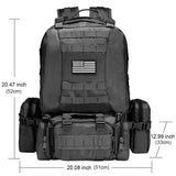 CVLIFE Military Tactical Backpack Army Rucksack Assault Pack Built-up Molle Bag - backpacks4less.com