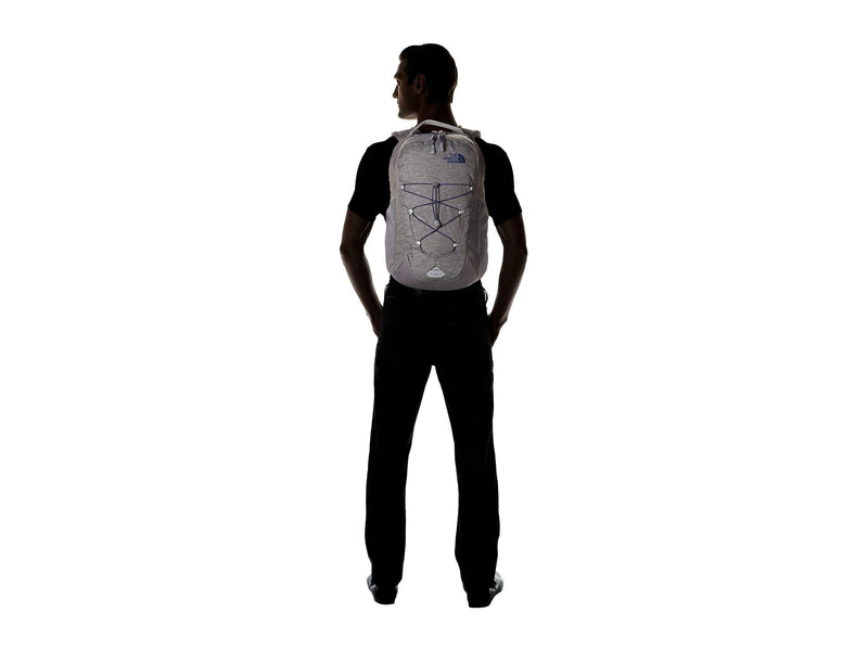 The North Face Jester Backpack, Zinc Grey Light Heather/Flag Blue - backpacks4less.com