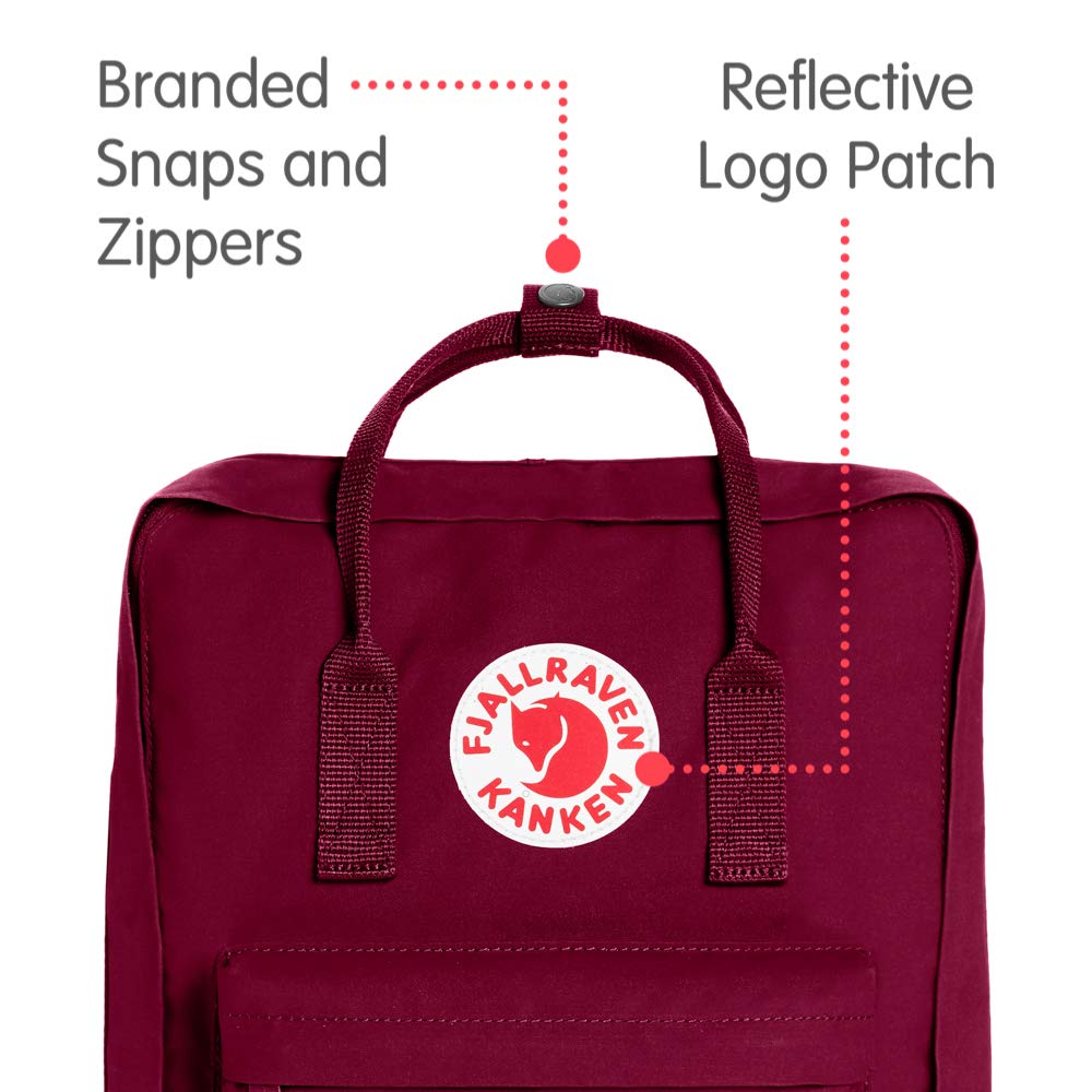 Fjallraven Kanken Classic Backpack for Everyday, Plum