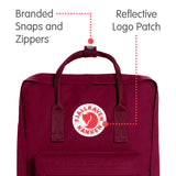 Fjallraven - Kanken Classic Backpack for Everyday, Plum - backpacks4less.com