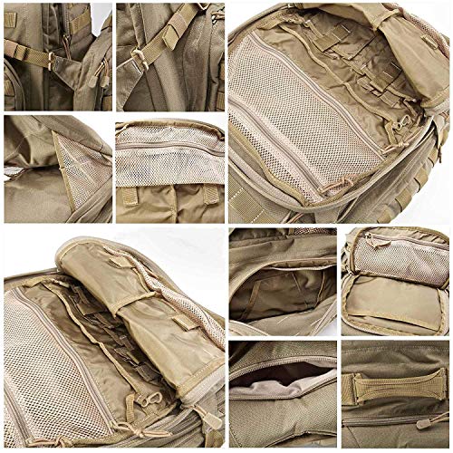 5.11 RUSH72 Tactical Backpack Med First Aid Patriot Bundle - Sandstone - backpacks4less.com