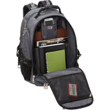 SwissGear Travel Gear Lightweight Bungee Backpack (Black Navy) - backpacks4less.com