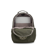 Kipling Seoul Large 15" Laptop Backpack Jaded Green Sp - backpacks4less.com