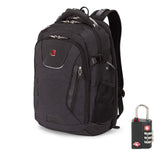 SwissGear 5358 USB ScanSmart Laptop Backpack. Abrasion-Resistant & Travel-Friendly Laptop Backpack with TSA lock exclusive bundle. (Heather Gray) - backpacks4less.com