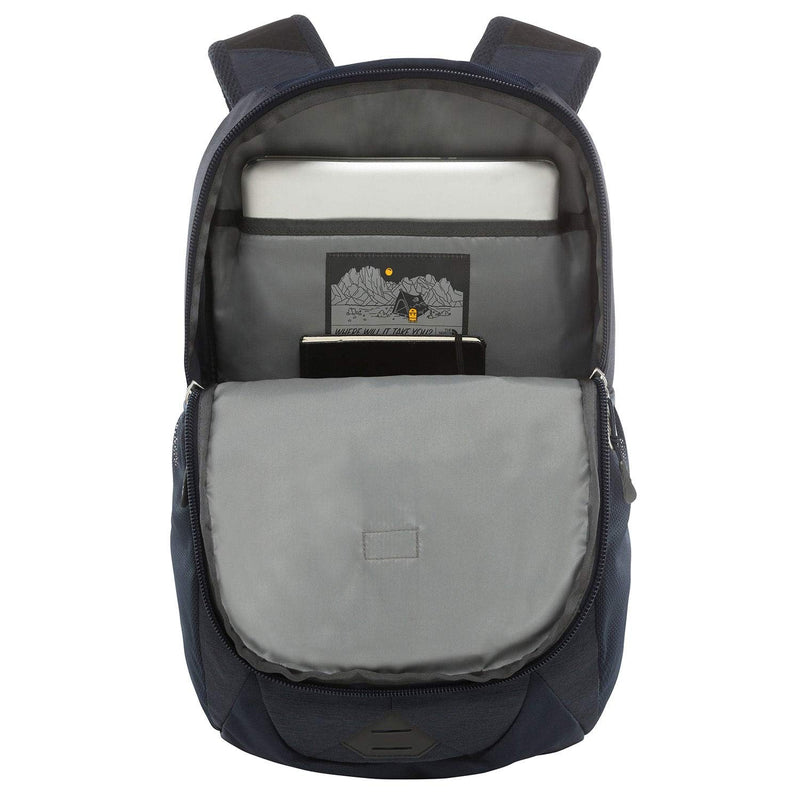 The North Face Jester Backpack, Urban Navy Light Heather/TNF White, One Size - backpacks4less.com
