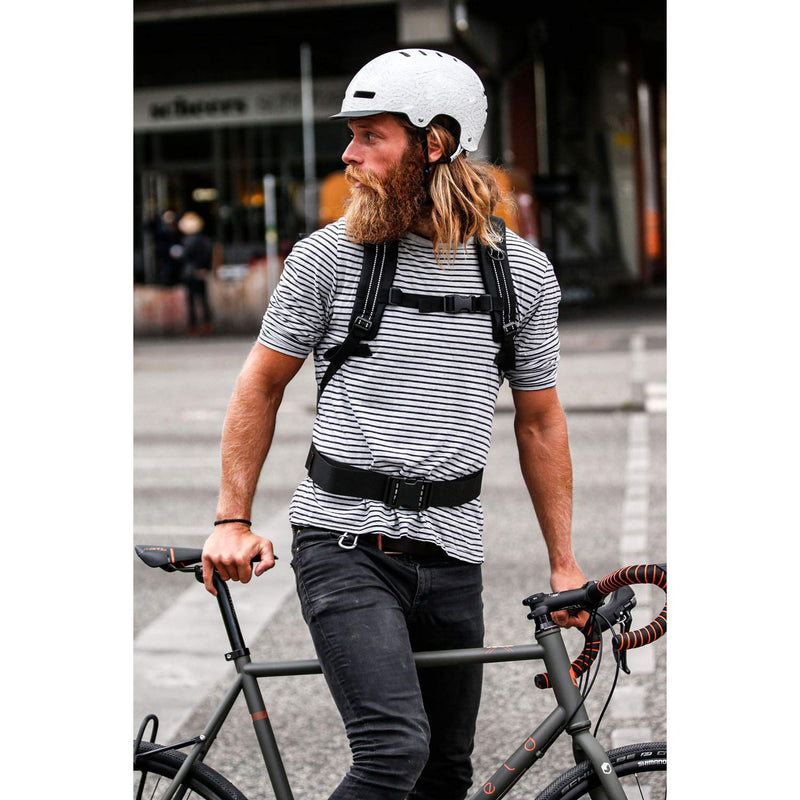 Ortlieb Velocity Backpack: White/Black - backpacks4less.com