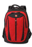 Swiss Gear SA3077 Black with Red Lightweight Laptop Backpack - Fits Most 15 Inch Laptops and Tablets - backpacks4less.com