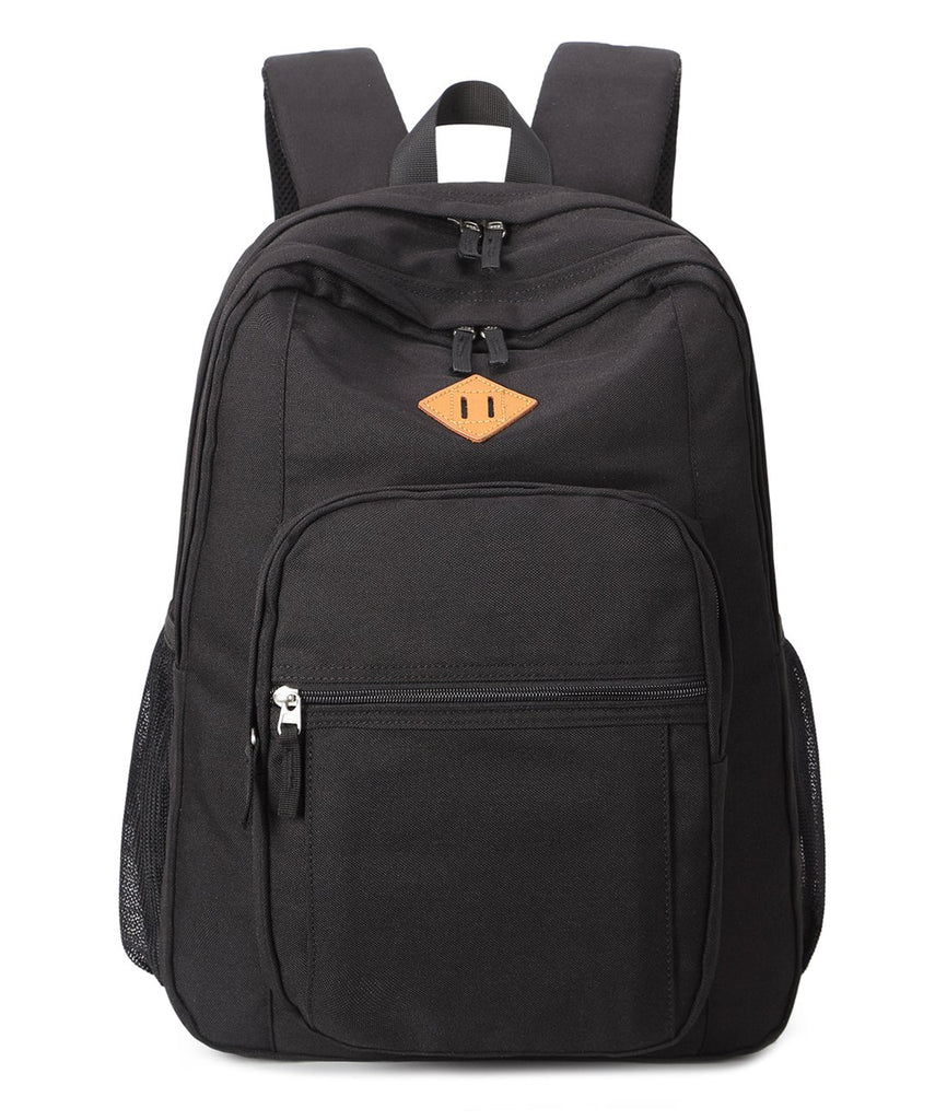 Abshoo Classical Basic Womens Travel Backpack For College Men Water Resistant Bookbag (Black)