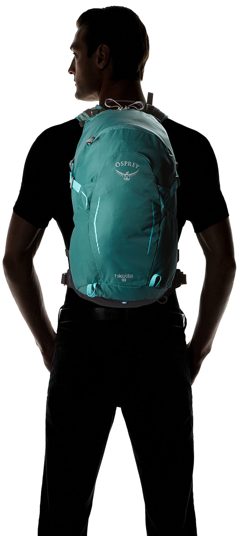 Osprey Packs Hikelite 18 Backpack, Aloe Green, One Size - backpacks4less.com