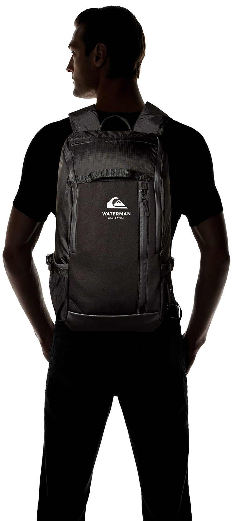 Quiksilver Waterman Men's MAINSWELL Backpack, black, 1SZ - backpacks4less.com