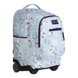 JanSport Driver Rolling 15" Laptop Backpack - Wheeled Book Bag | Blue Sketch Floral Print - backpacks4less.com