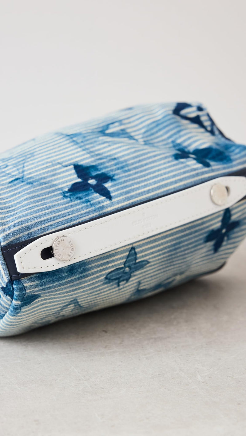 Louis Vuitton Women's Pre-Loved Louis Vuitton Sac Marin BB, Monogram Shoulder bag, Blue, One Size