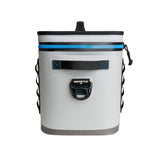 YETI Hopper Flip 18 Portable Cooler, Fog Gray/Tahoe Blue - backpacks4less.com