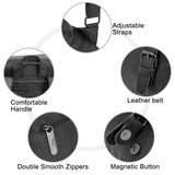Leather Backpack for Women Men College Laptop Backpack Vintage Backpack Purse - backpacks4less.com