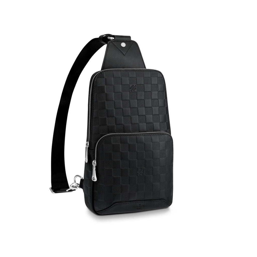 louis-vuitton leather black backpack for men