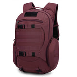 Mardingtop 28L Tactical Backpacks Molle Hiking daypacks for Camping Hiking Military Traveling 28L-Purplish Red