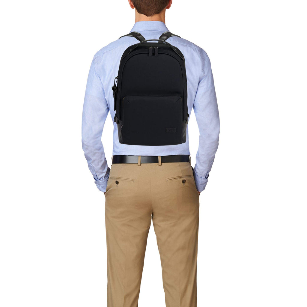 man tumi wearing backpack TUMI - Harrison Webster Laptop Backpack - 15 Inch Computer Bag for Men and Women