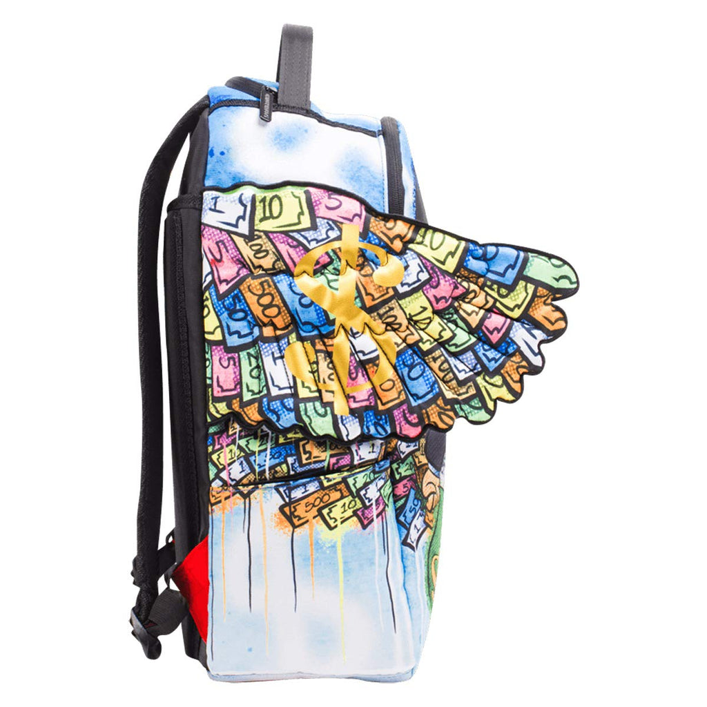 Sprayground Monopoly Money Wings Backpack - backpacks4less.com