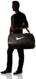 NIKE Brasilia Training Duffel Bag, Black/Black/White, Medium - backpacks4less.com