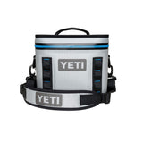 YETI Hopper Flip 8 Portable Cooler, Fog Gray/Tahoe Blue