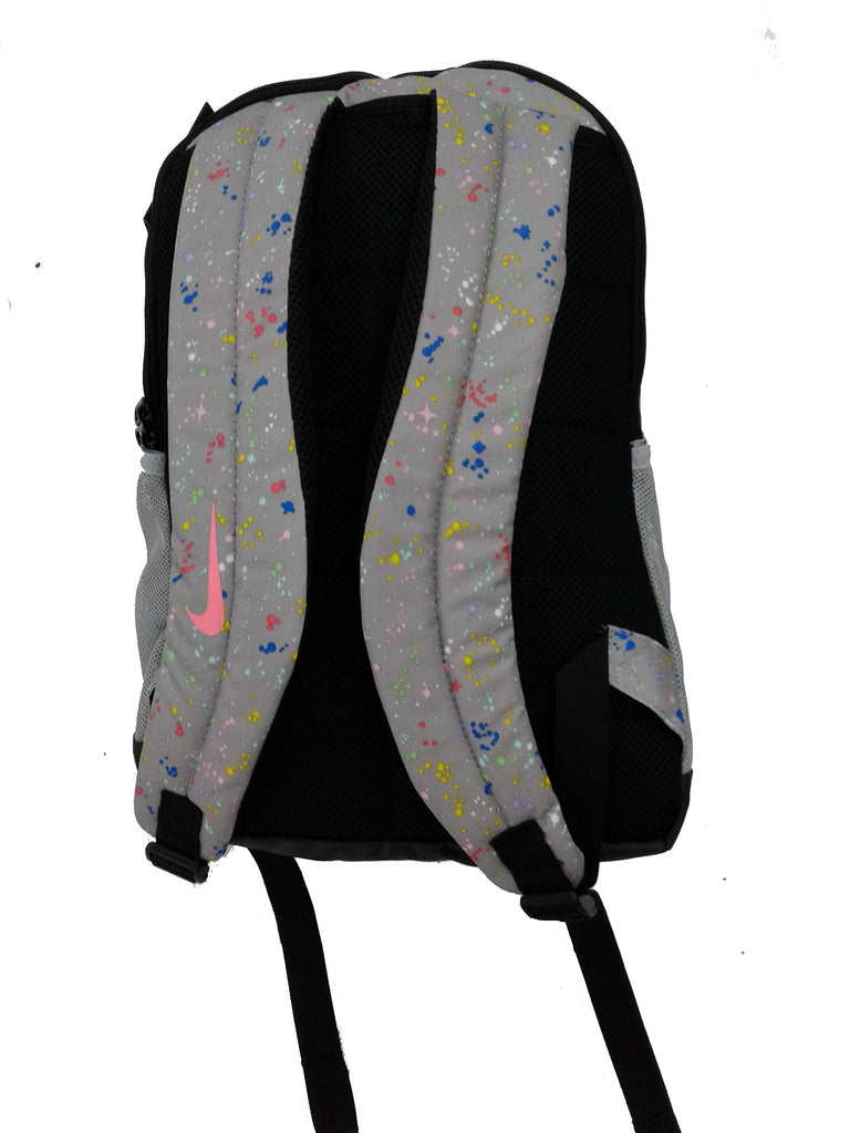 galaxy nike backpack Nike Youth Nike Brasilia Backpack All Over Print Ho19, Atmosphere Grey/Bleached Coral, Misc
