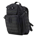 5.11 RUSH24 Tactical Backpack, Medium, Style 58601, Black - backpacks4less.com