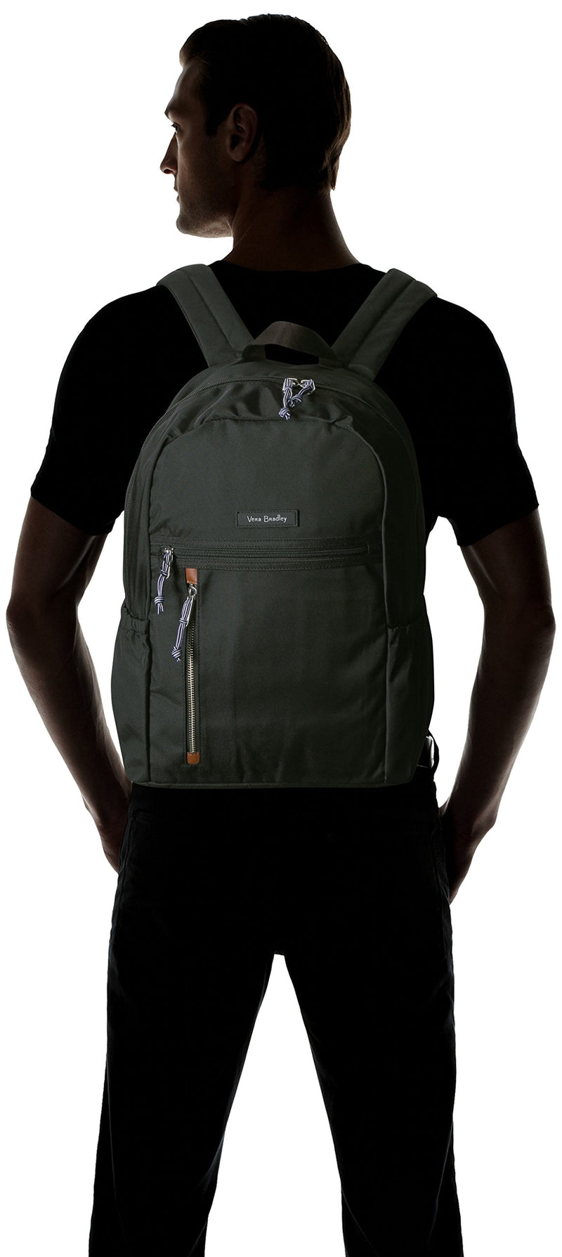 Vera Bradley Lighten Up Study Hall, Black - backpacks4less.com