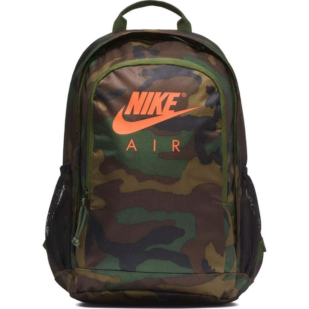 Nike Air Hayward Futura NK Backpack Camo/Orange-Black CK0955-210 - backpacks4less.com