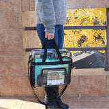 MAY TREE Clear Bag Stadium Approved, Cold-Resistant, Lightweight and Waterproof, Transparent Tote Bag and Gym Clear Bag, See Through Tote Bag for Work, Sports Games and Concerts-12 x12 x6 (Black-L) - backpacks4less.com