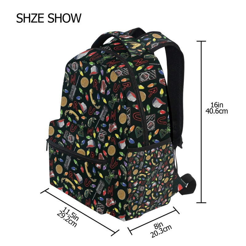 Backpacks Stranger Things College School Book Bag Travel Hiking Camping Daypack - backpacks4less.com