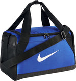 Nike Brasilia (Extra-Small) Duffel Bag Black/White Size X-Small (Game Royal/Black/White) - backpacks4less.com