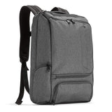 eBags Professional Slim Laptop Backpack for Travel, School & Business - Fits 17 Inch Laptop - Anti-Theft - (Heathered Graphite) - backpacks4less.com