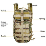 Small Military Tactical Backpack 30L Assault Backpack Tactical Bag - backpacks4less.com