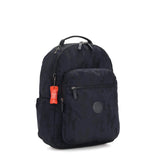 Kipling Seoul Large 15" Laptop Backpack Blue Camo - backpacks4less.com