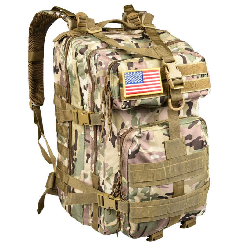 NOOLA Military Tactical Backpack Army Assault Pack Molle Bag Rucksack Multicam CP - backpacks4less.com