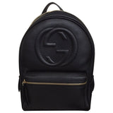 Gucci Soho Black Backpack Calf Leather Backpack Ladies Bag Italy New - backpacks4less.com