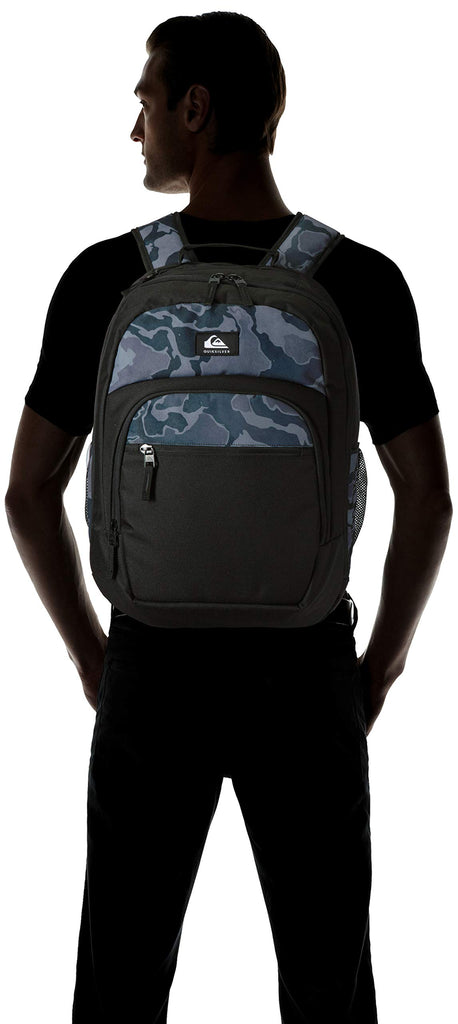 Quiksilver Men's SCHOOLIE Cooler II Backpack, camo Black, 1SZ - backpacks4less.com