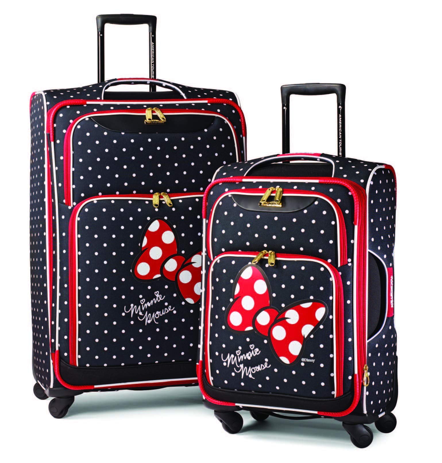 American Tourister Disney Minnie Mouse Red Bow 2-Piece Softside