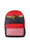 Vans CAPTAIN MARVEL Backpack Racing Red Schoolbag VN0A3QXFIZQ Vans MARVEL Bags
