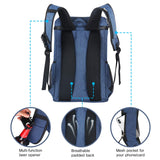 SEEHONOR Insulated Cooler Backpack Leakproof Soft Cooler Bag Lightweight Backpack Cooler for Lunch Picnic Hiking Camping Beach Park Day Trips, 30 Cans - backpacks4less.com