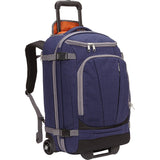 eBags TLS Mother Lode Rolling Weekender 22 Inch Travel Backpack with Wheels - Carry-On - (Brushed Indigo) - backpacks4less.com