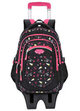 Rolling Backpack, Fanspack Backpack with Wheels for Girls or Boys - backpacks4less.com