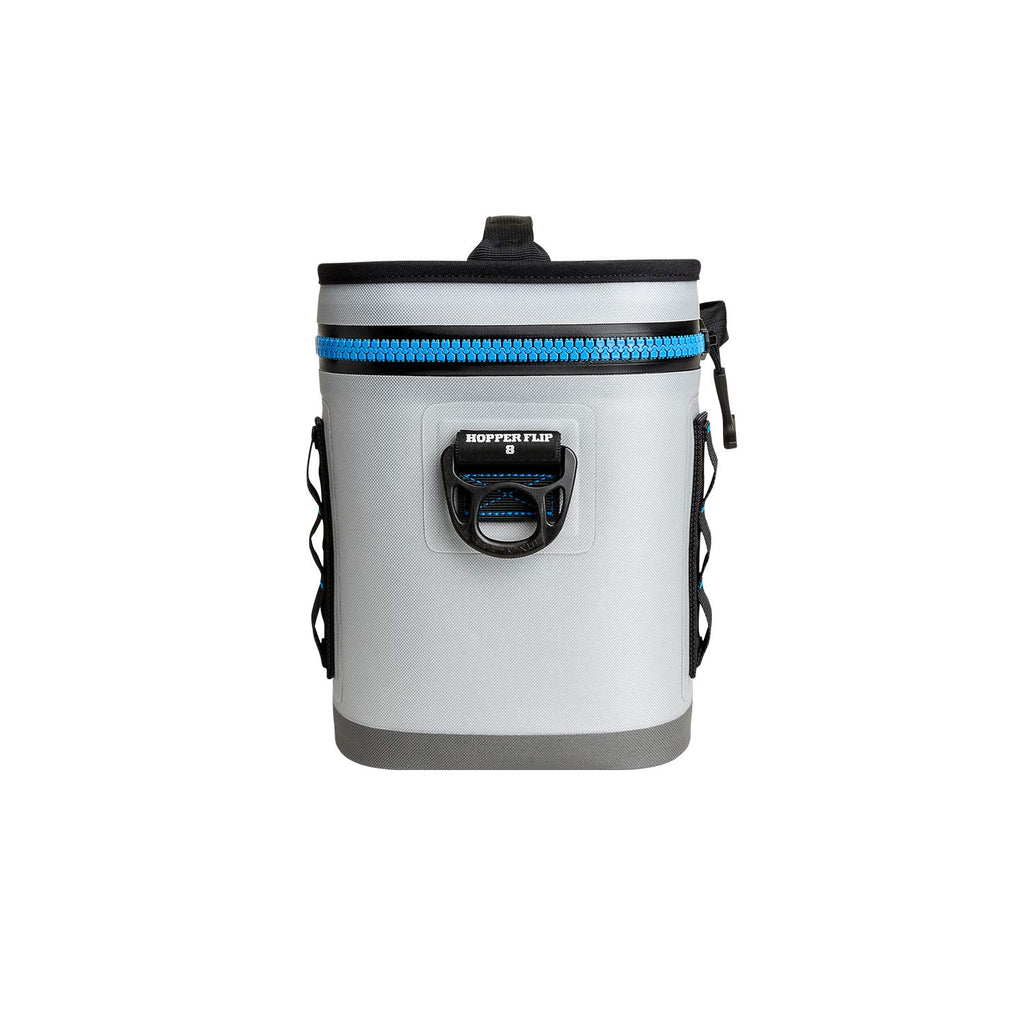 YETI Hopper Flip 12 Soft-Sided Portable Cooler - Fog Gray / Tahoe Blue -  YHOPF12G : BBQGuys