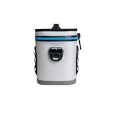 YETI Hopper Flip 8 Portable Cooler, Fog Gray/Tahoe Blue - backpacks4less.com