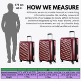 Ricardo Beverly Hills Melrose Hardside Expandable Luggage with Lightweight Construction for Smooth Traveling, Stylish, Durable, and Spacious, Men and Women, Claret Red, Carry-On 20-Inch