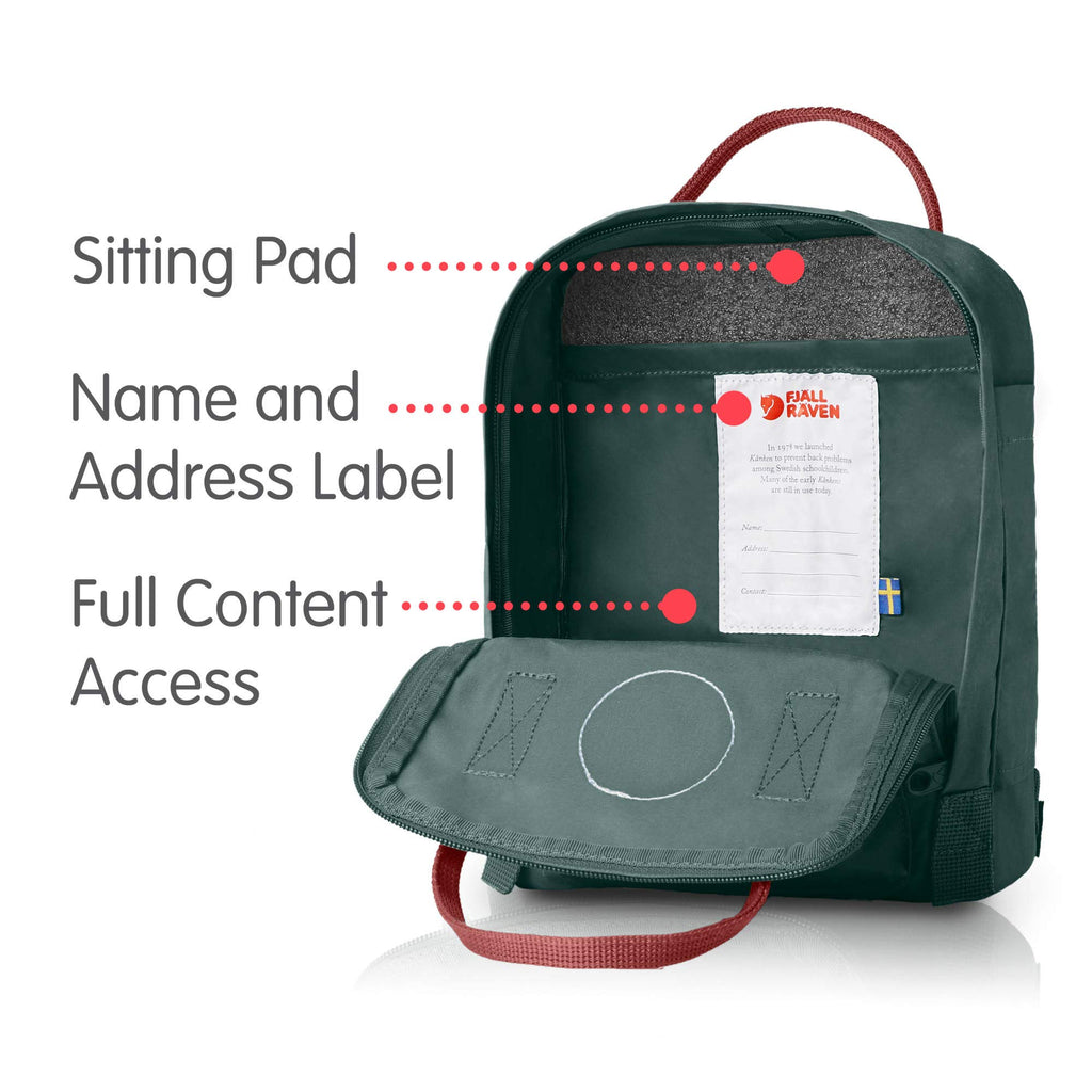 Fjällräven Kånken Bottle Pocket Ox Red Fjällräven Kånken Bottle Pocket Ox Red