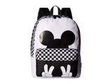 Vans x Disney Mickey Mouse 90th Anniversary Realm Backpack (Checkerboard Mickey) - backpacks4less.com
